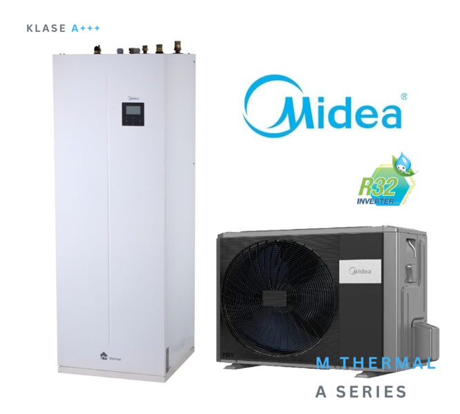 Midea M thermal A Series (ar iebūvētu nerūsējošā tērauda boileri)