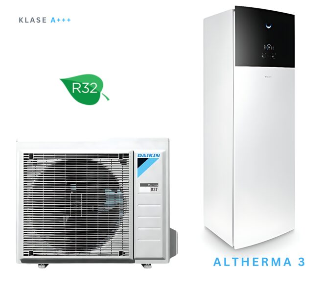 Daikin Altherma 3 ar integrētu hidro moduli (ar boileri)