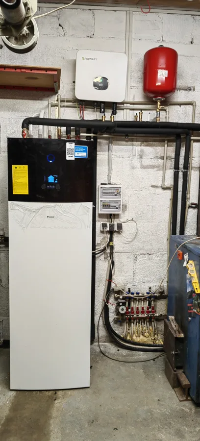 Imants Baldone Daikin ar integrēto boileri